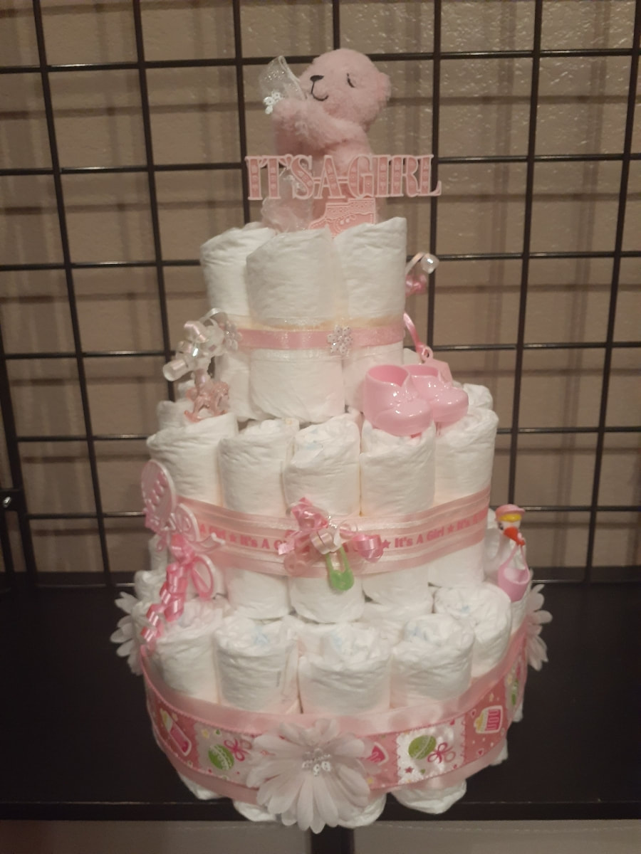 Diaper Cake How To, Basic 2 & 3 Layer Instructional Video - Etsy